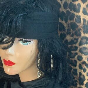 Deep wave black 14” wig